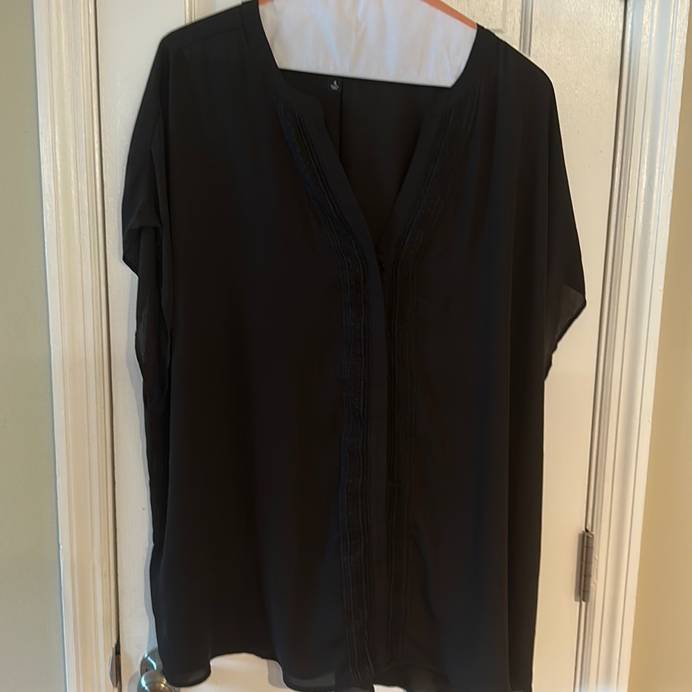 Torrid Black Blouse